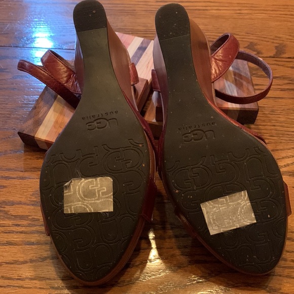 7.5 women’s UGG wedge strappy sandals - Picture 8 of 8
